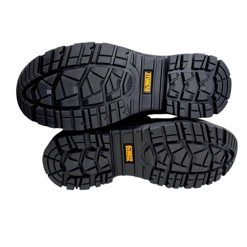 DeWalt Wheeler ST Work Boots Black Leather Oil Resist Waterproof Mens Size 7M - Picture 6 of 10